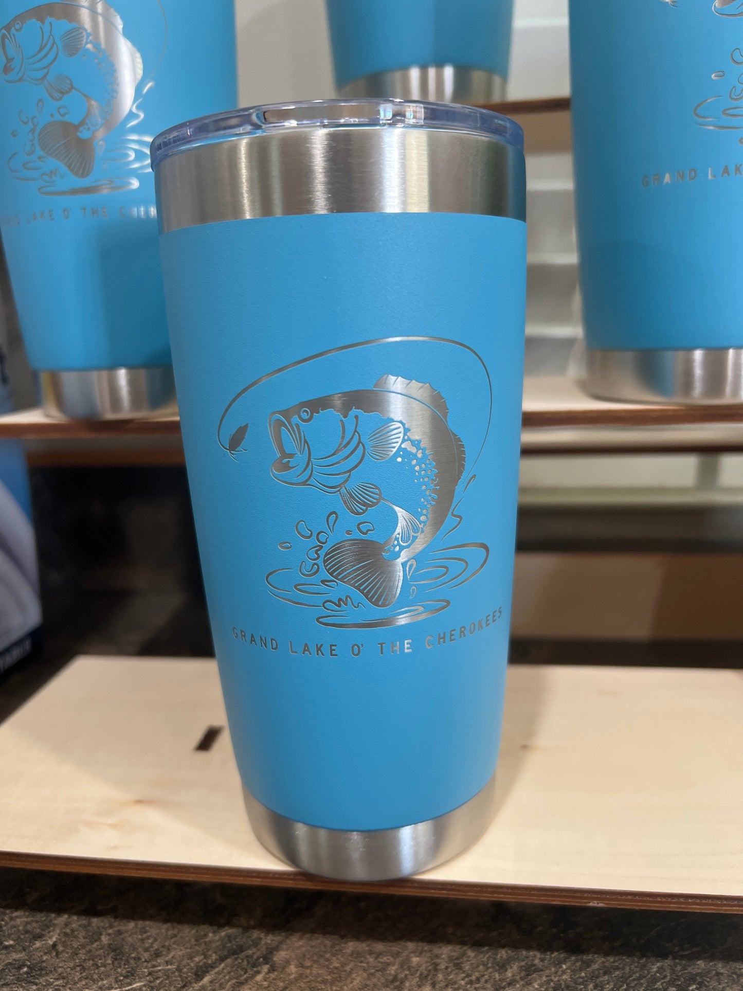 Happy Camper Lake Ozark, MO 20 oz. Tumbler