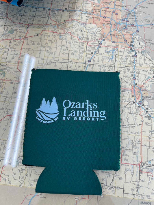 Ozarks Landing Logo Coozie