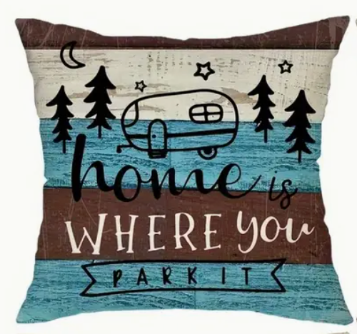 Camping Throw Pillows
