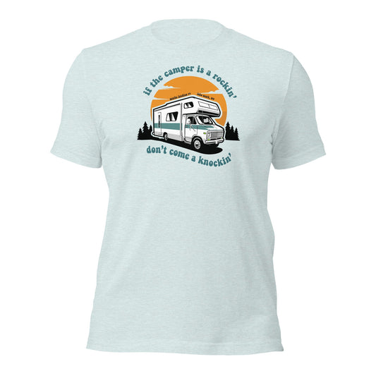 If the Camper is a Rockin' Ozarks Landing Lake Ozark Unisex T-Shirt